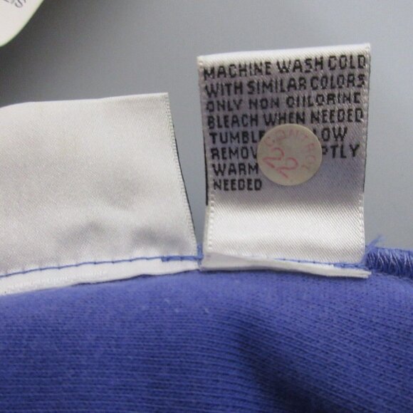 NWT 90's Willi Smith Womens Vest Sz Medium Lilac Quilted 2-Way Zip Front Casual - Picture 5 of 9